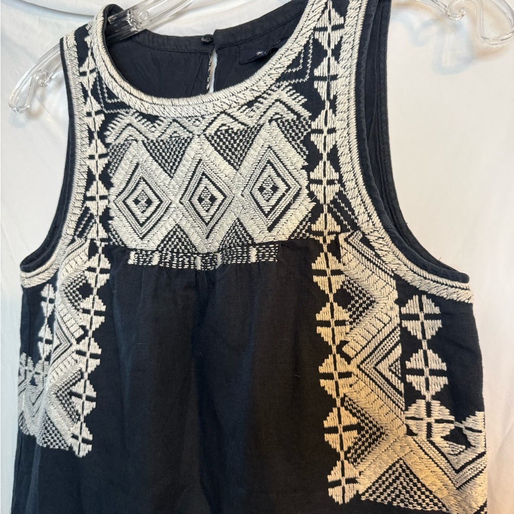 Madewell Dress XS Women’s | Madewell Stitchtake Women’s Sleeveless Dress Navy - Picture 2 of 13